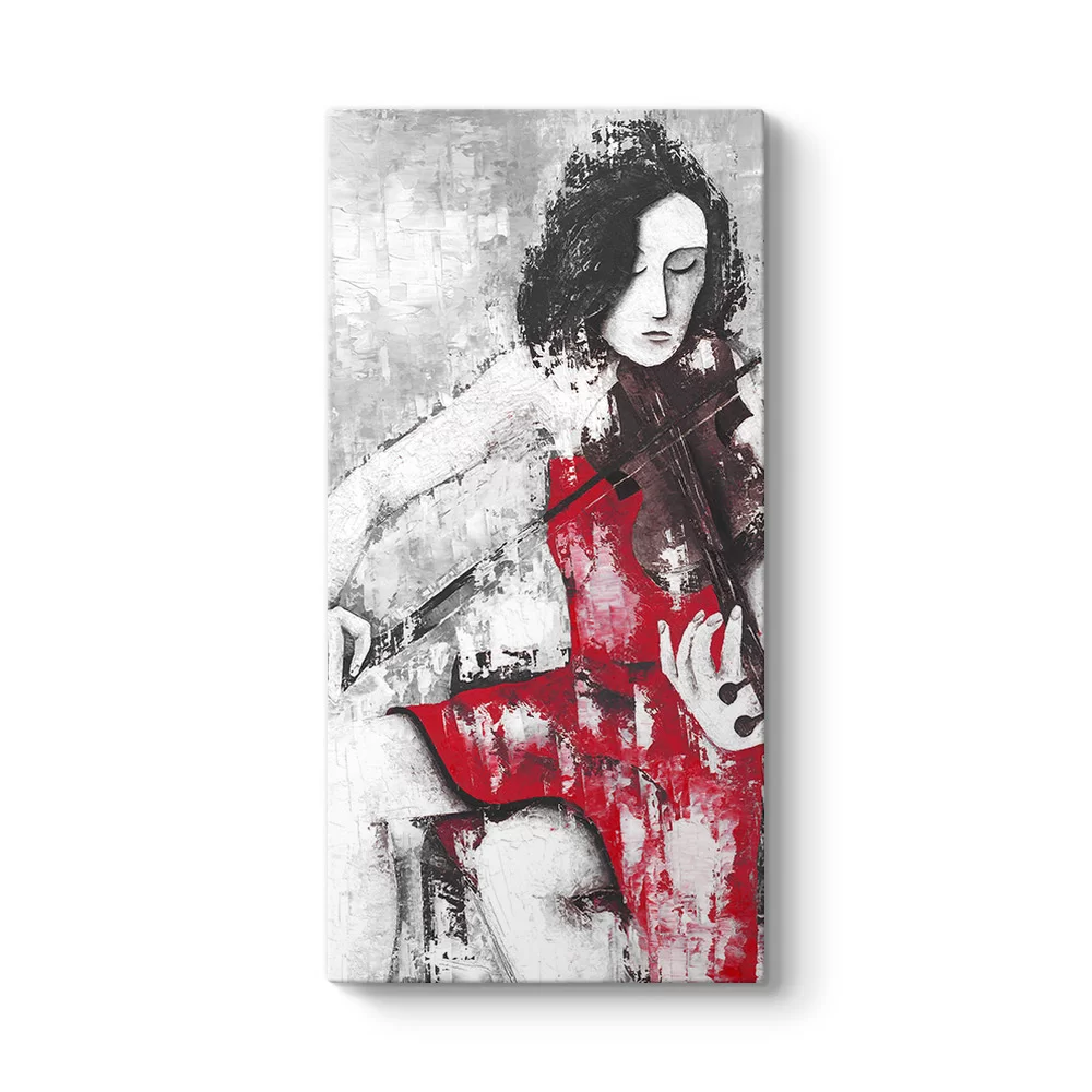 Kemanist Kadın Tablosu - Model 7